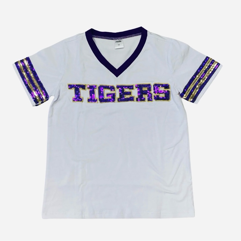 Tigers T-Shirt with Sequin Detail